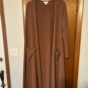 LuLaRoe Chocolate Brown Cardigan
